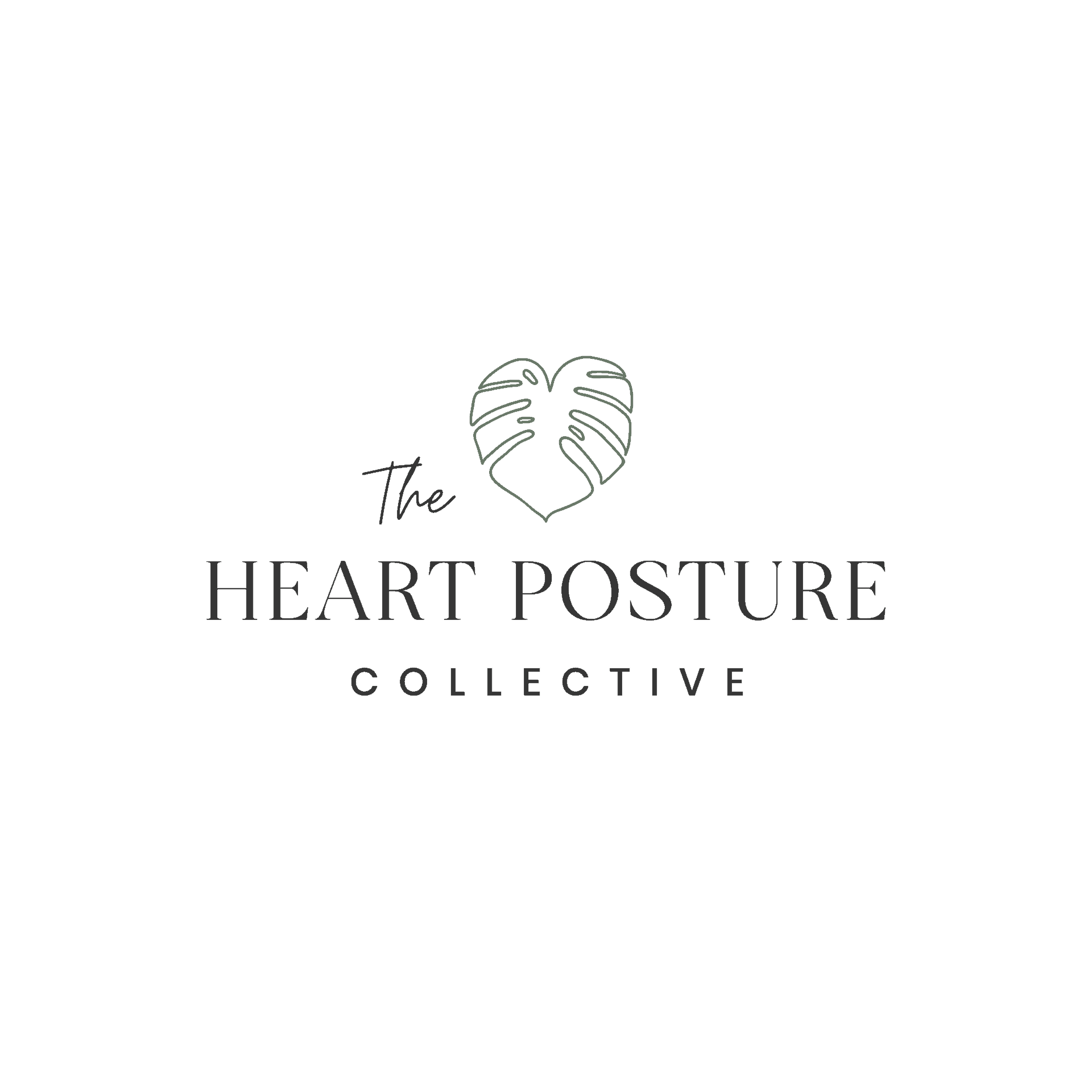 heart posture collective white